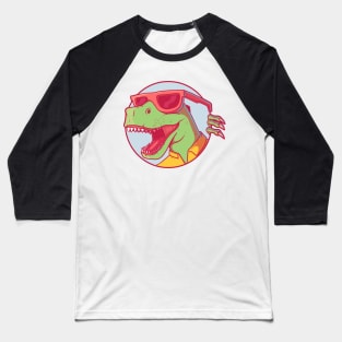 Dinosaur Head Baseball T-Shirt